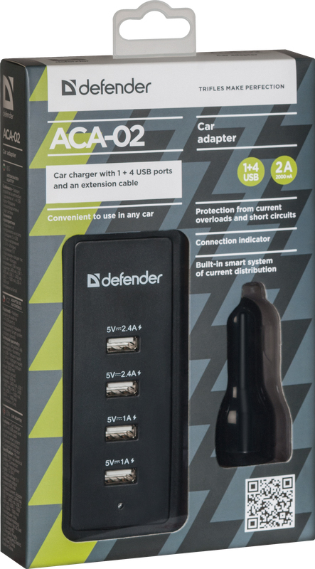 Зарядное устройство Defender ACA-02 1+4 USB 9.2A (83568) отзывы - изображения 5