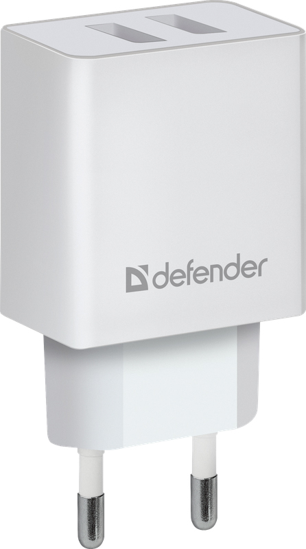 Зарядное устройство Defender UPA-22 white, 2xUSB 2.1A (83580) цена 141.75 грн - фотография 2