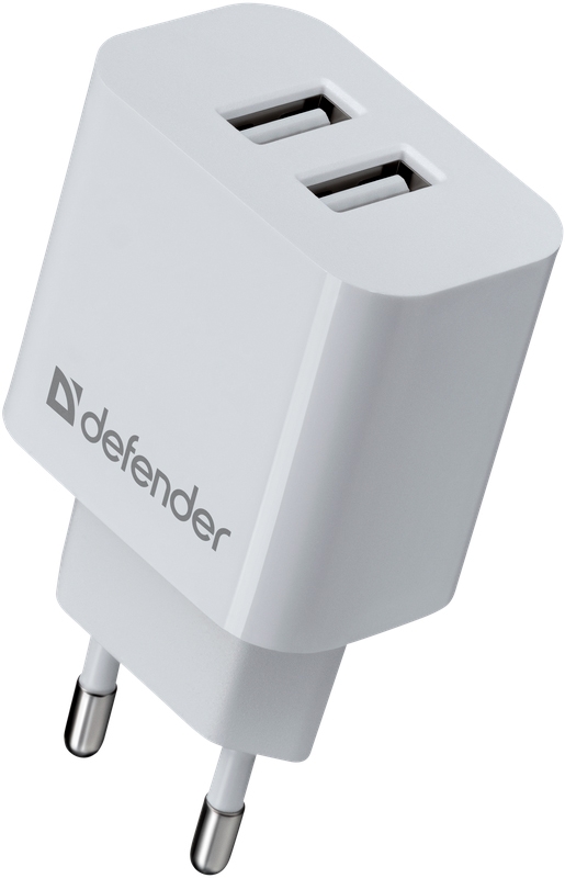 Defender UPA-22 white, 2xUSB 2.1A (83580)