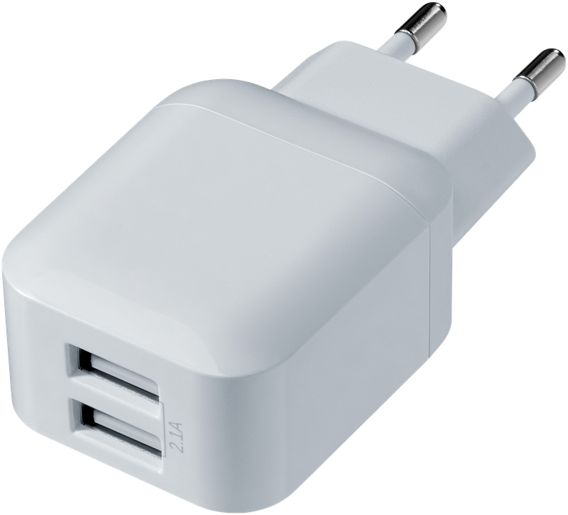 в продаже Зарядное устройство Defender EPA-13 white, 2xUSB, 5V / 2.1А (83841) - фото 3