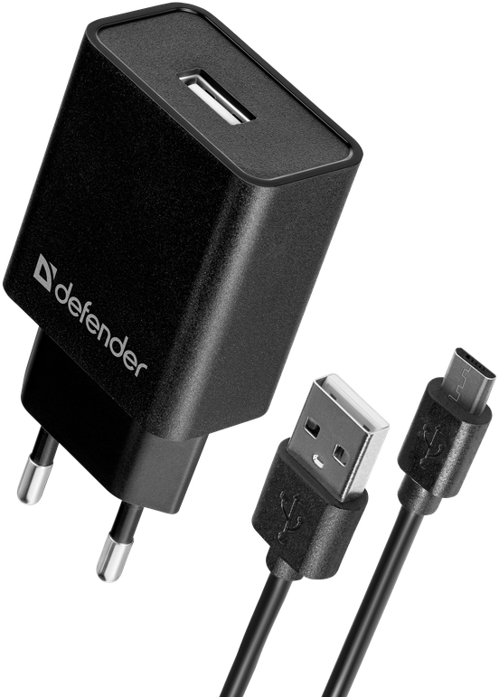 Зарядний пристрій Defender UPC-11 black, 1xUSB 2.1А + micro-USB (83556) відгуки - зображення 5