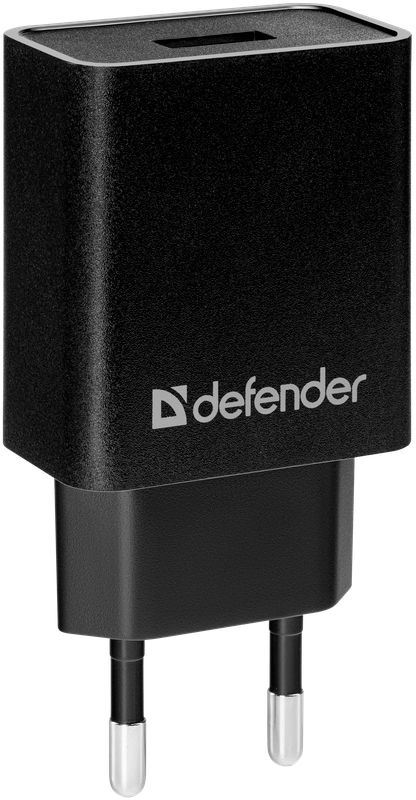Зарядний пристрій Defender UPC-11 black, 1xUSB 2.1А + micro-USB (83556)