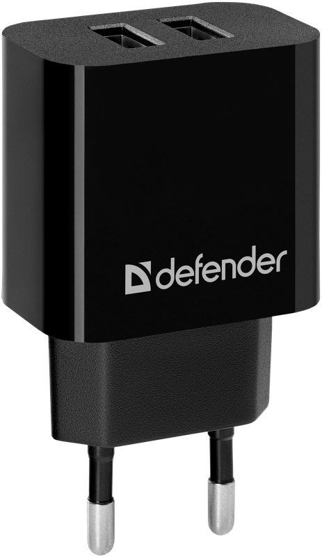 Зарядний пристрій Defender UPС-21 2xUSB,5V/2.1А + microUSB (83581) в інтернет-магазині, головне фото