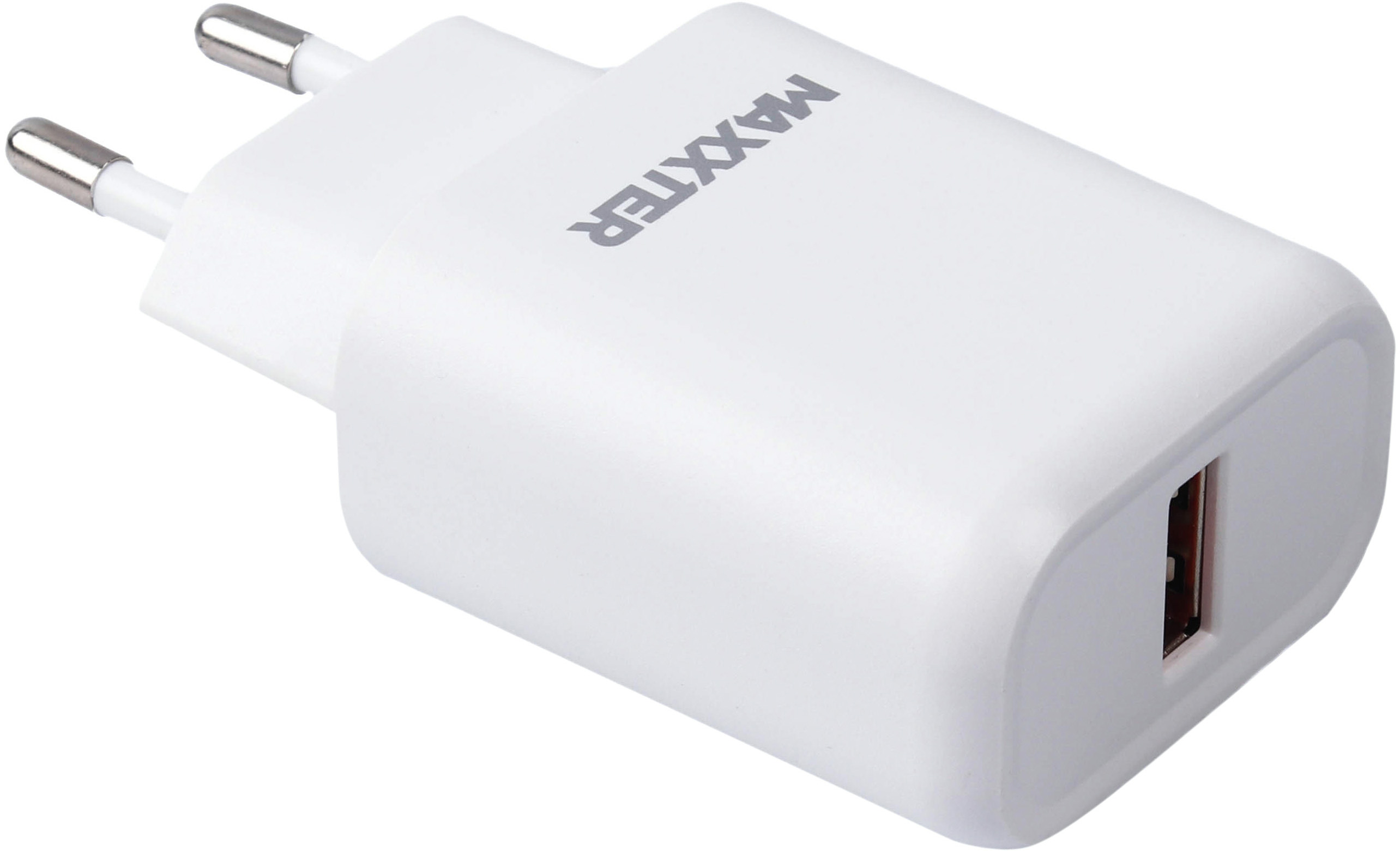 Зарядний пристрій Maxxter 1 USB + cable Type-C (WC-QC-AtC-01) в інтернет-магазині, головне фото