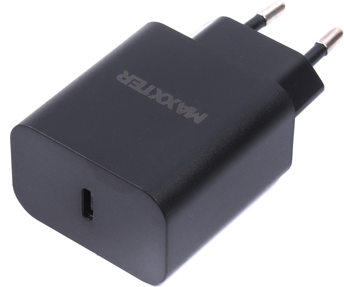 Maxxter 1 USB Type-C + cable Type-C (WC-PD25W-CtC-01)