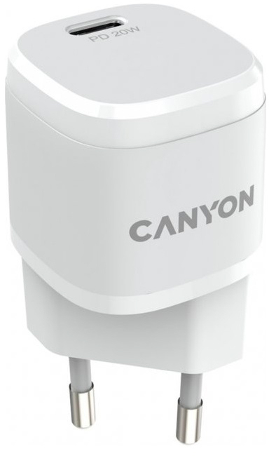 Зарядний пристрій Canyon PD 20W white (CNE-CHA20W05) ціна 514 грн - фотографія 2
