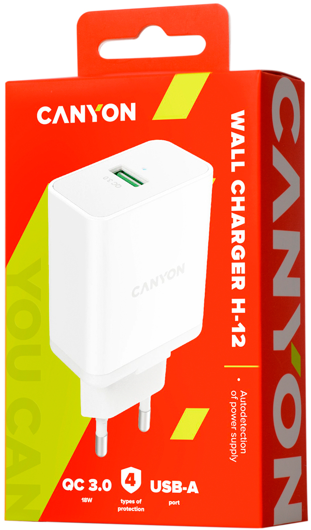 продаємо Canyon with 1xUSB, QC3.0 18W (CNE-CHA12W) в Україні - фото 4