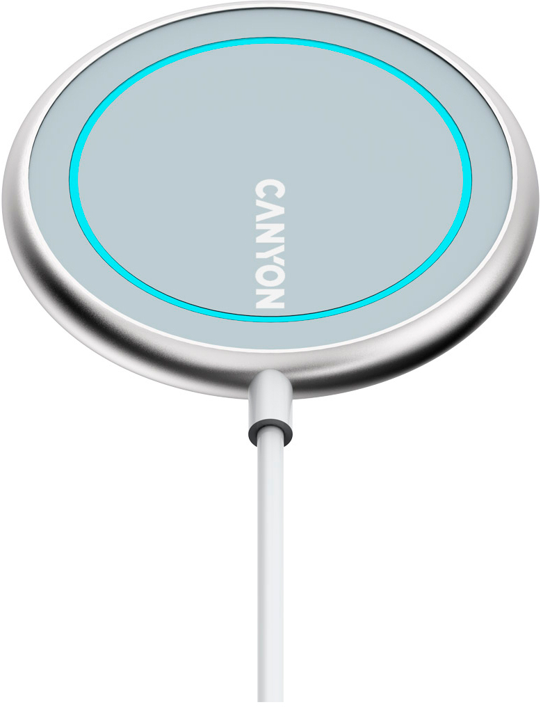 Зарядний пристрій Canyon WS-100 Wireless charger (CNS-WCS100) ціна 315 грн - фотографія 2