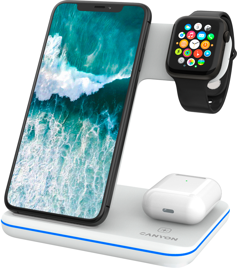 Canyon WS-303 3in1 Wireless charger (CNS-WCS303W)