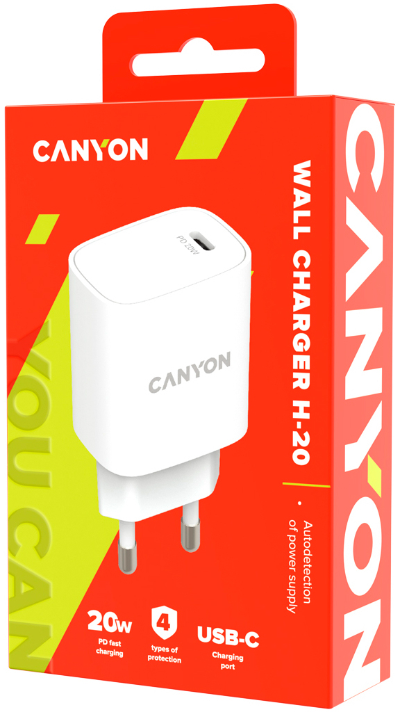 в продаже Зарядное устройство Canyon PD 20W (CNE-CHA20W02) - фото 3