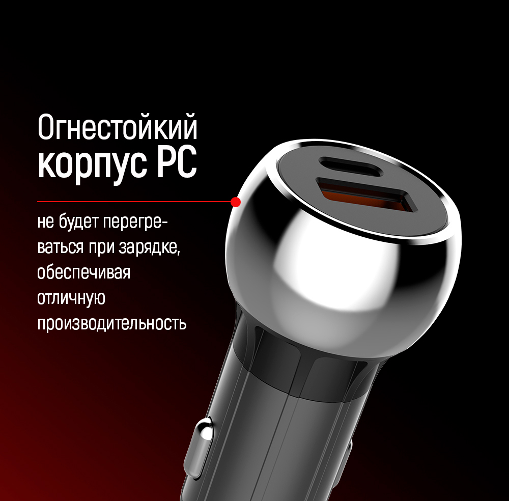 в продажу Зарядний пристрій ColorWay 2USB PD+QC3.0 36W (CW-CHA012PD-BK) - фото 3