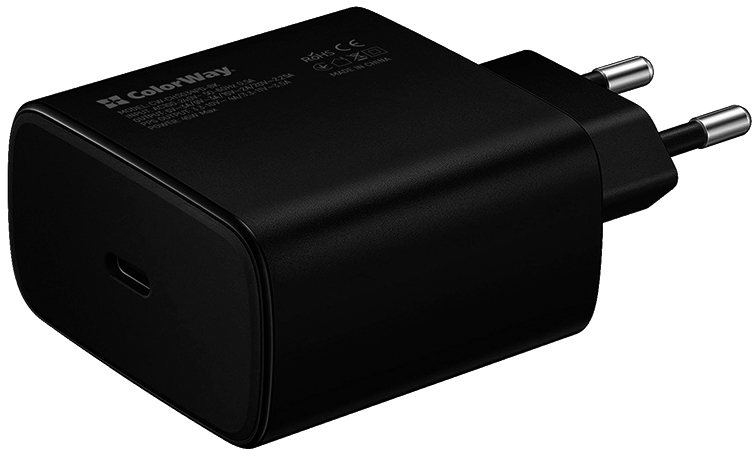 в продаже Зарядное устройство ColorWay PD PPS USB Type-C 45W (CW-CHS034PD-BK) - фото 3