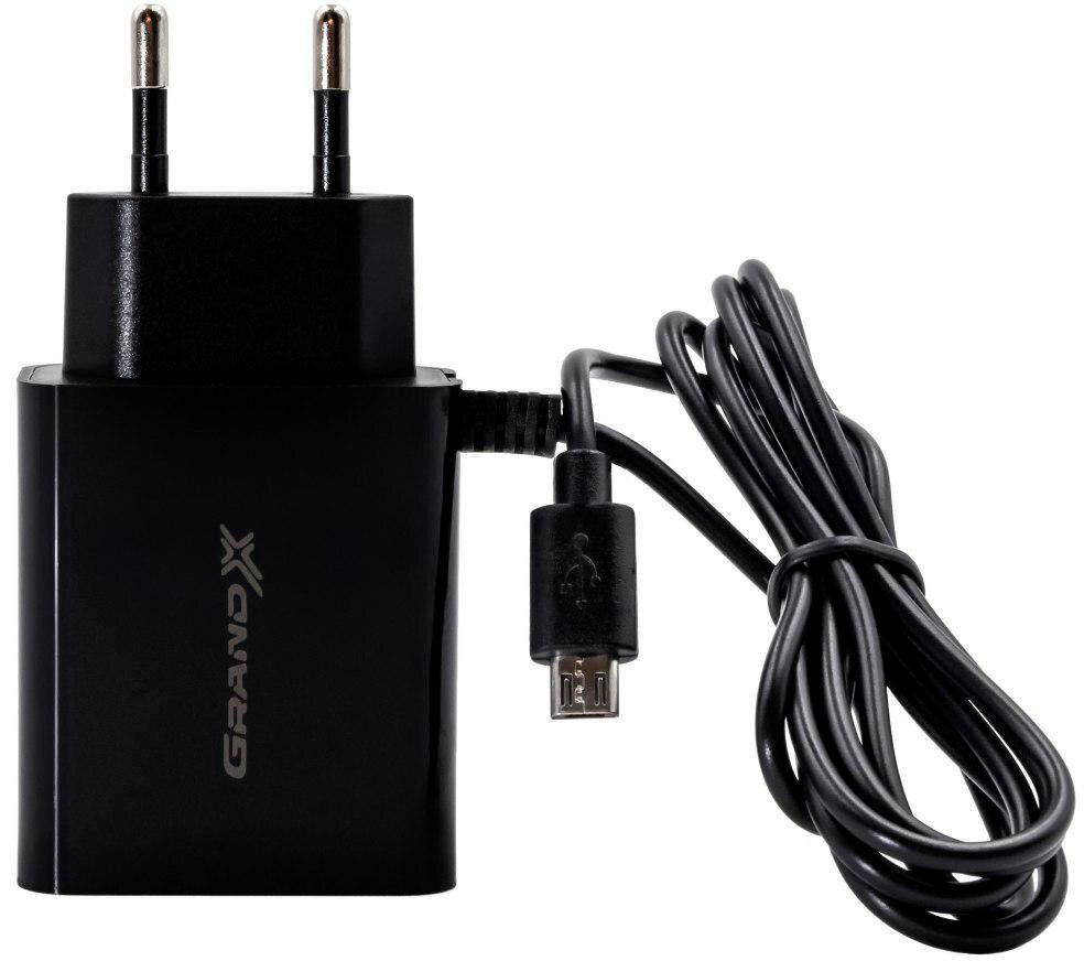 продаємо Grand-X 5V 3,1A 2USB + micro USB Black (CH-65B) в Україні - фото 4