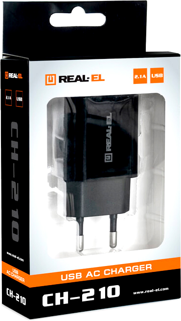 Зарядное устройство Real-El CH-210 black (EL123160014) обзор - фото 8