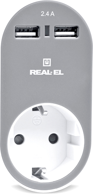 Зарядний пристрій Real-El CS-20 (EL123160002) в інтернет-магазині, головне фото