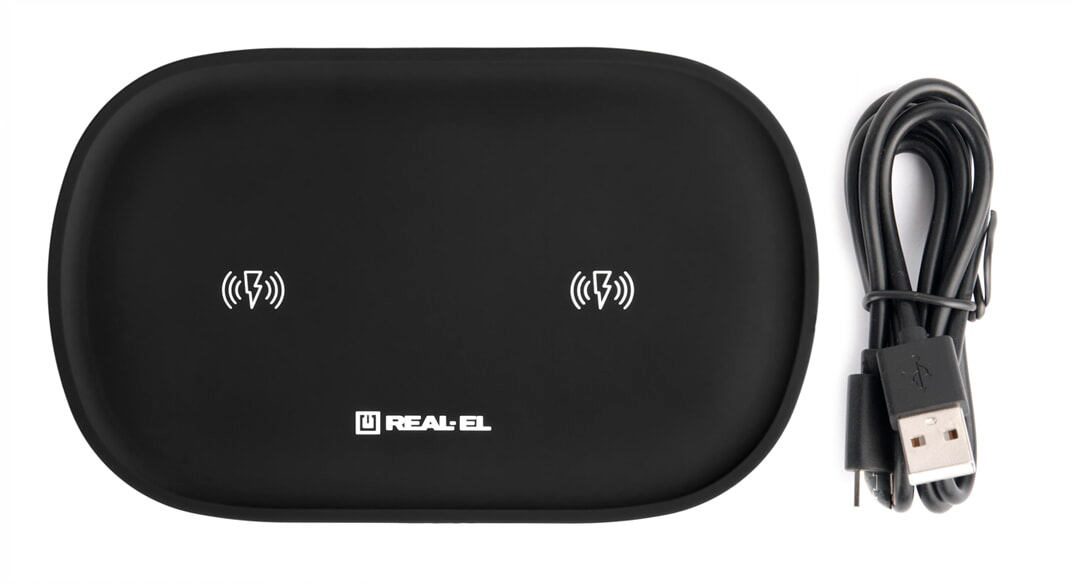 в продажу Зарядний пристрій Real-El WL-780 black (EL123160020) - фото 3