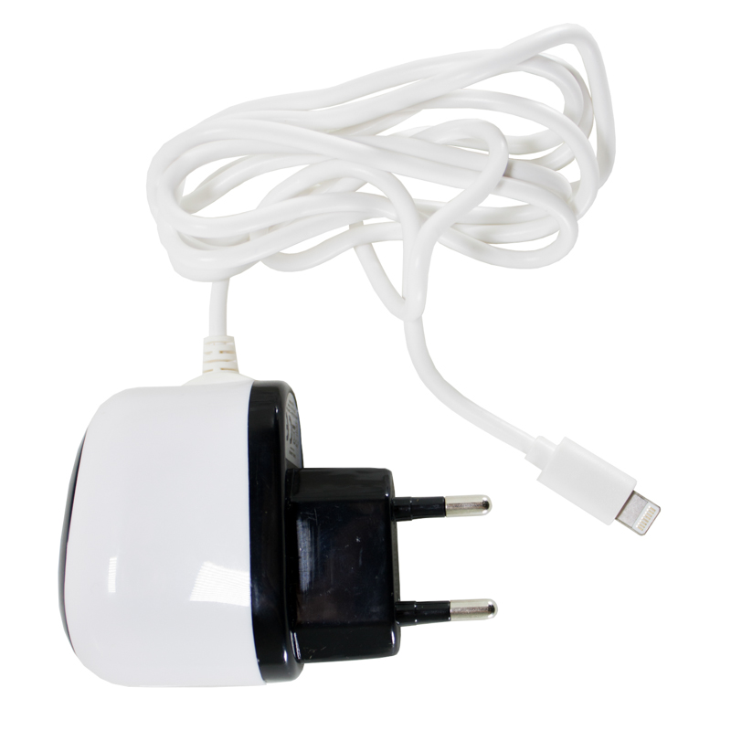 Купить зарядное устройство PowerPlant Lightning for iPhone 5,1A (DV00DV5040) в Кривом Роге