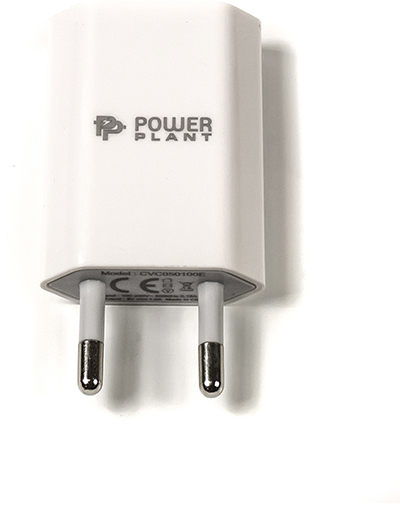 Зарядний пристрій PowerPlant Slim USB 1A (DV00DV5061) ціна 169 грн - фотографія 2