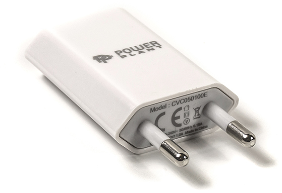в продажу Зарядний пристрій PowerPlant Slim USB 1A (DV00DV5061) - фото 3