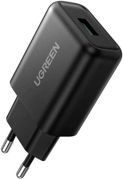 Купити зарядний пристрій Ugreen CD122 18W USB QC 3.0 black (UGR-70273) в Житомирі