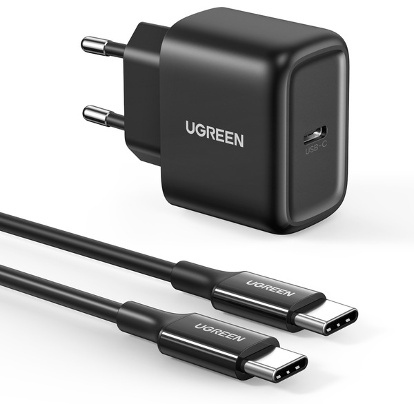 Зарядное устройство Ugreen CD250 25W Type-C PD + C Cable white (UGR-50581) в интернет-магазине, главное фото