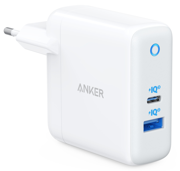 Зарядное устройство Anker PowerPort+ Atom III 45W USB-C+15W USB-A (A2322G21)