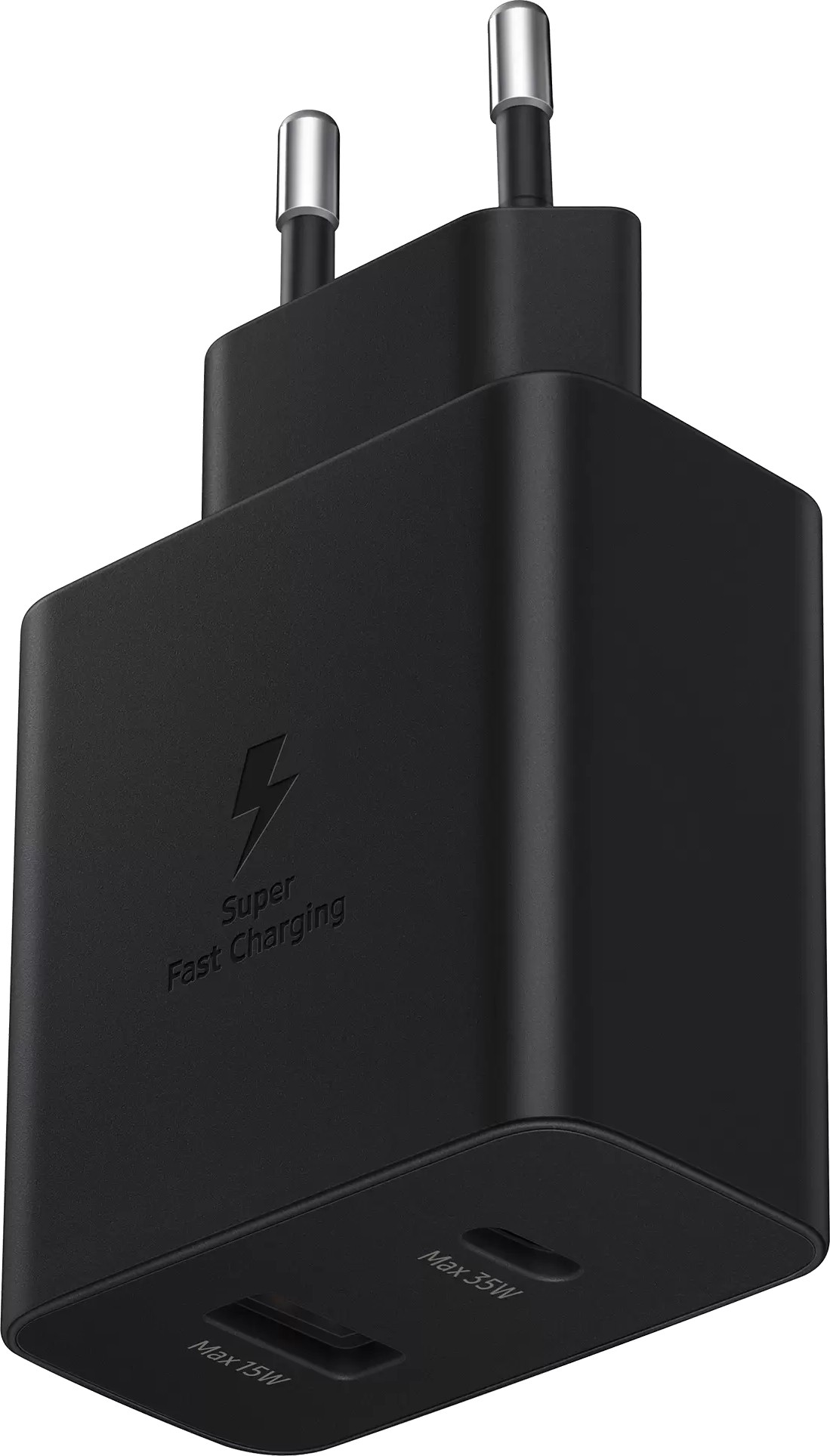 Зарядное устройство Samsung 35W Charger Duo USB-C+USB black (EP-TA220NBEGRU) цена 1399.00 грн - фотография 2