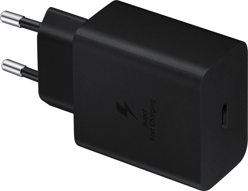Зарядное устройство Samsung 45W Compact Power Adapter Black (EP-T4510XBEGRU) в интернет-магазине, главное фото