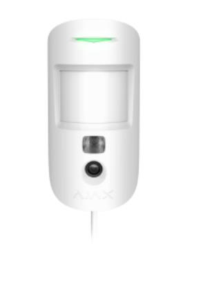 Датчик движения с фотокамерой Ajax MotionCam White PhOD (Проводной)
