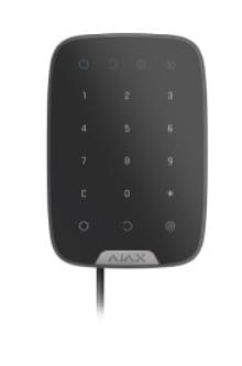 Проводная сенсорная клавиатура Ajax KeyPad Black (Проводной)