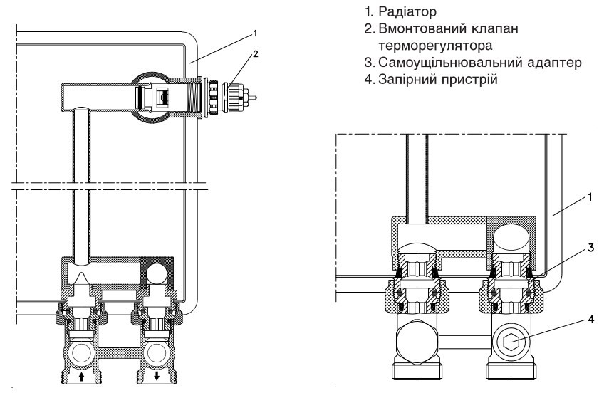 Danfoss RAS-CK + RLV-KS 1/2" (013G5276) Конструкция