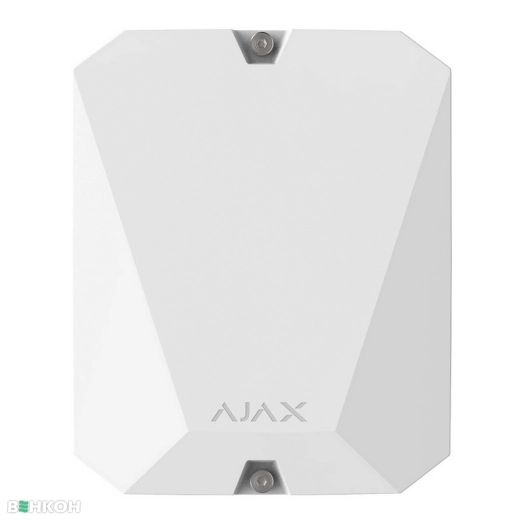 Модуль інтеграції сторонніх дротових пристроїв Ajax MultiTransmitter White (Дротовий)
