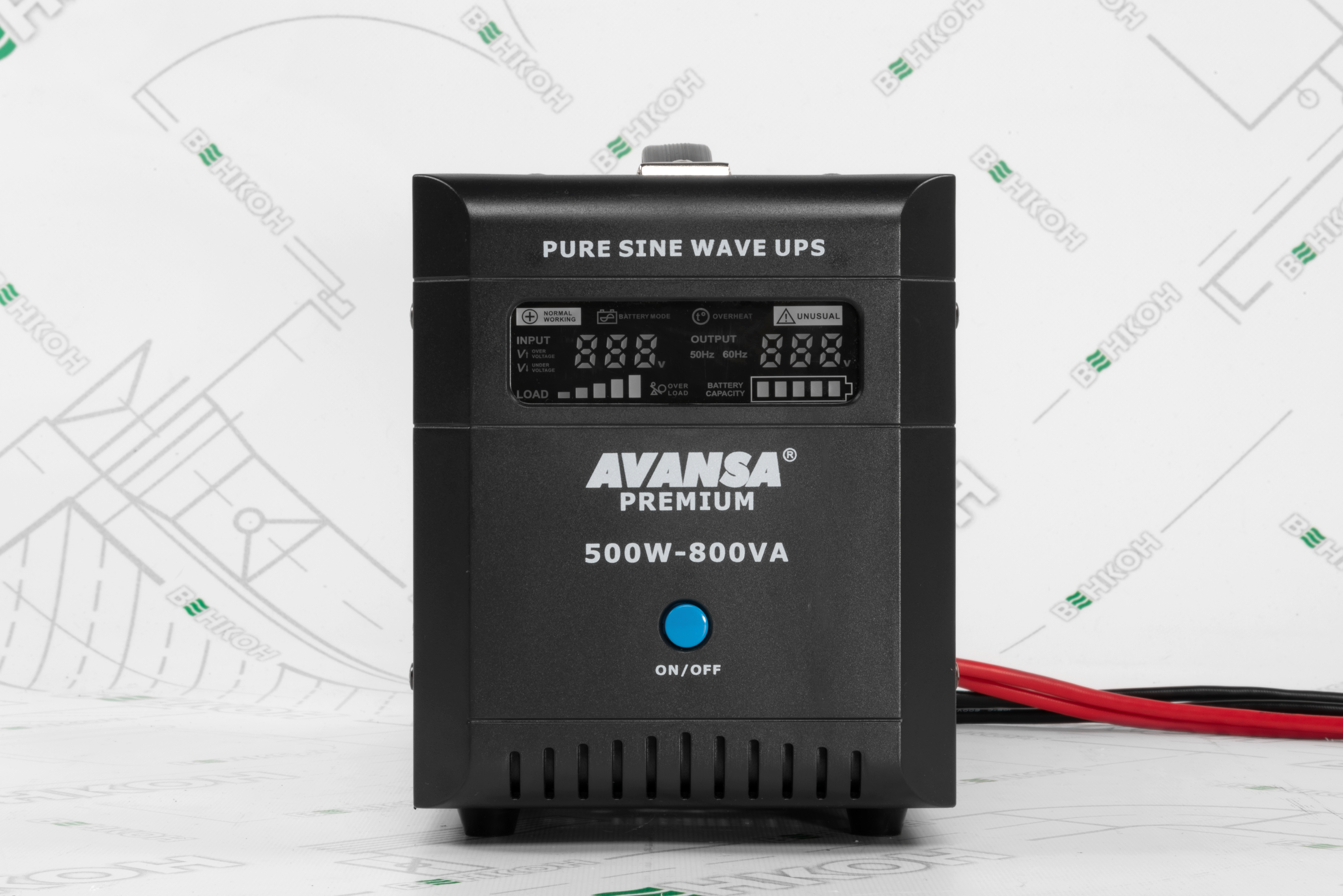 Avansa Premium 500W-800VA-12VDC+АКБ Genesis 12TD100F4 (12V100Ah) в магазині в Києві - фото 10