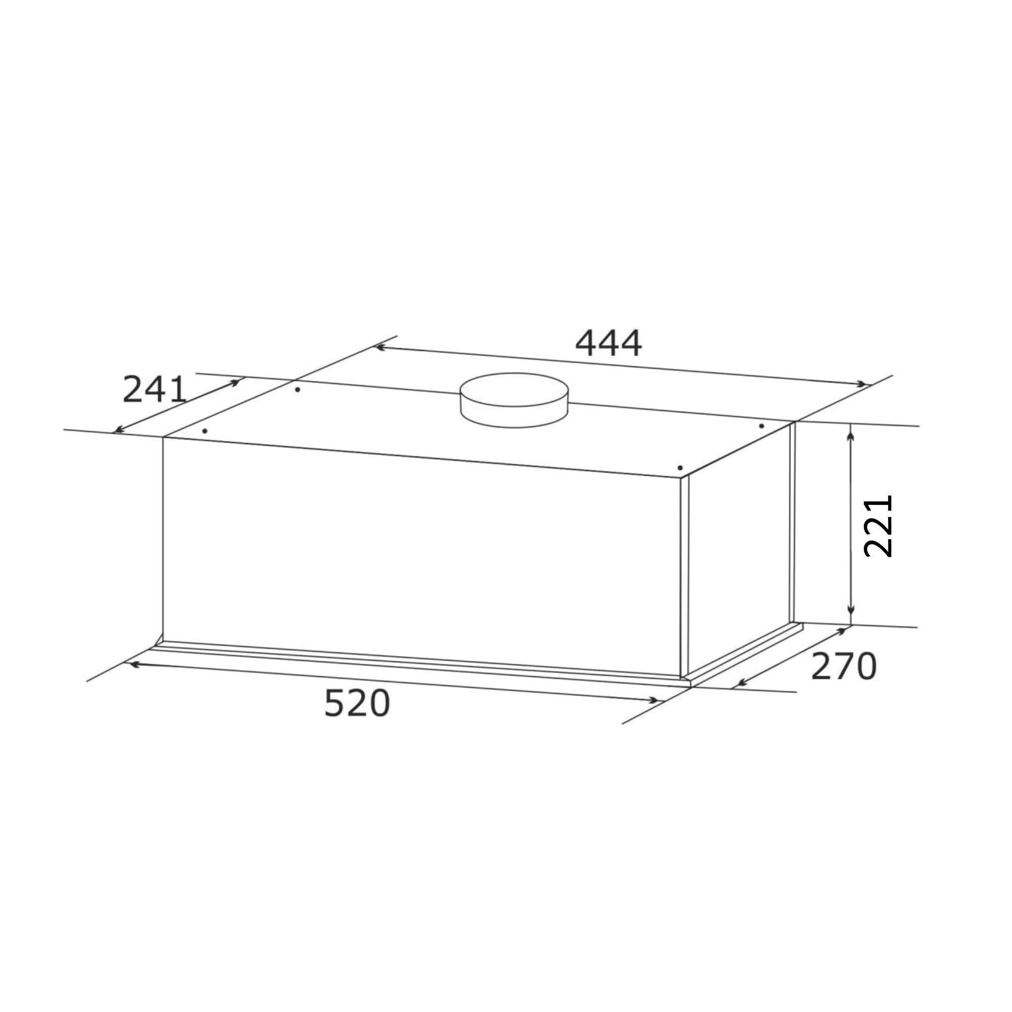 GRANADO Palamos 3603-1200 White Габаритные размеры