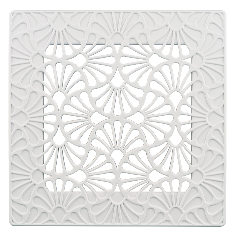Крышка для вентилятора Вентс Арт-Дэко Флора 200/200 белый в интернет-магазине, главное фото