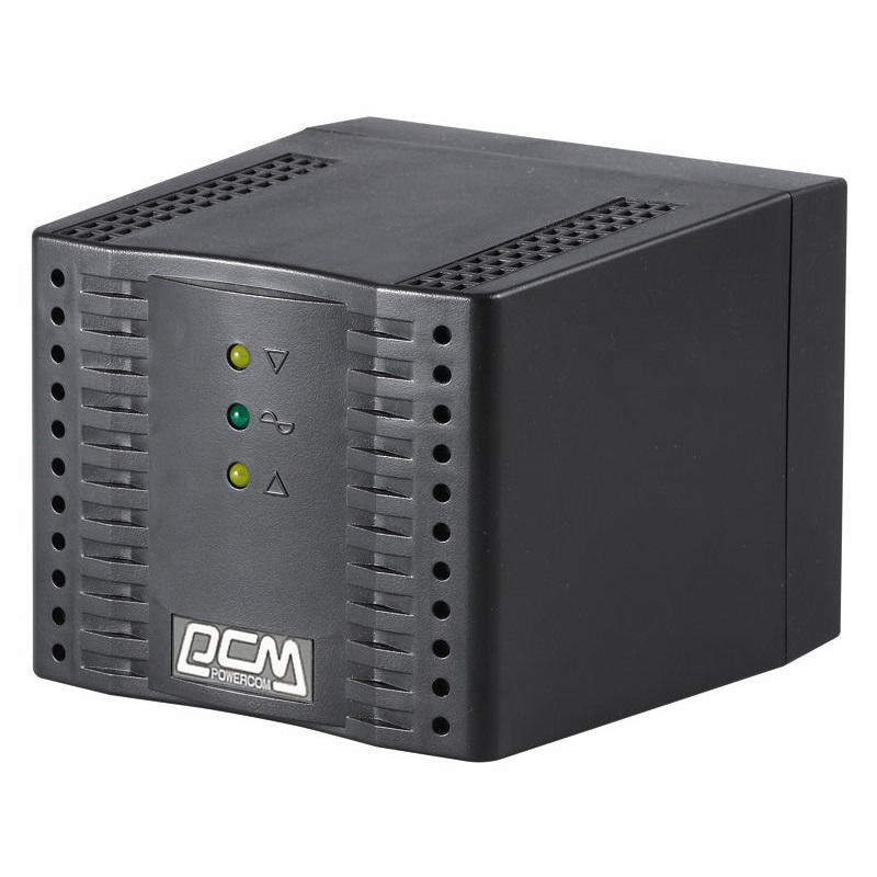 Характеристики стабілізатор напруги Powercom TCA-1200 black