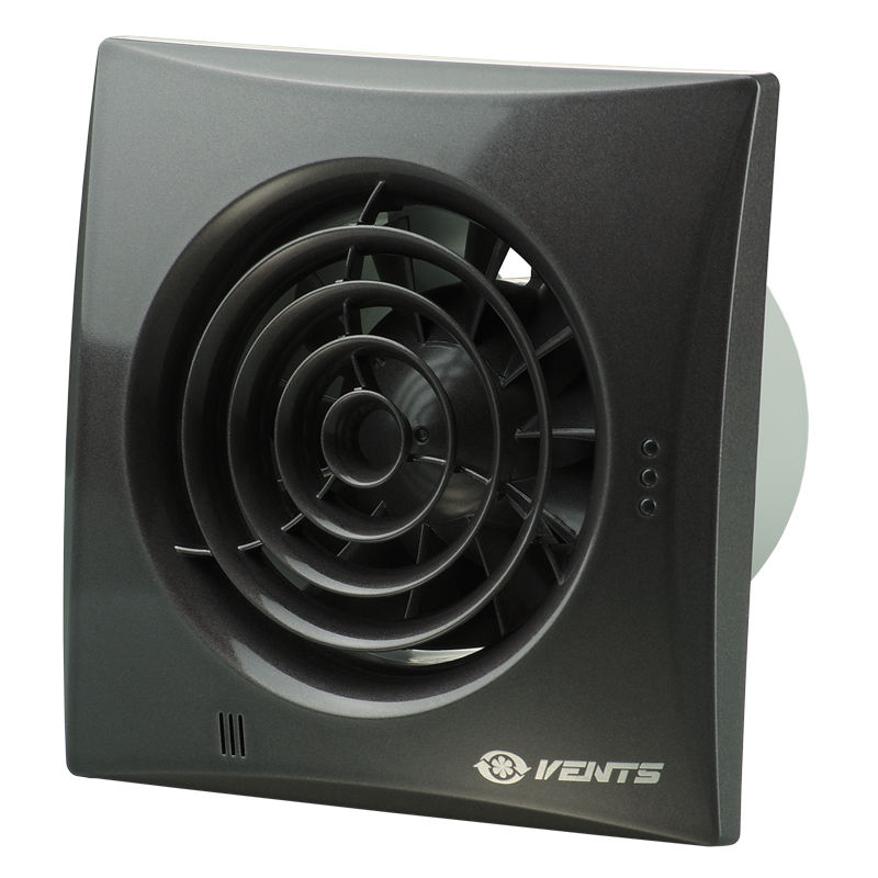 Витяжний вентилятор Вентс 100 Квайт ТН чорний сапфір в інтернет-магазині, головне фото