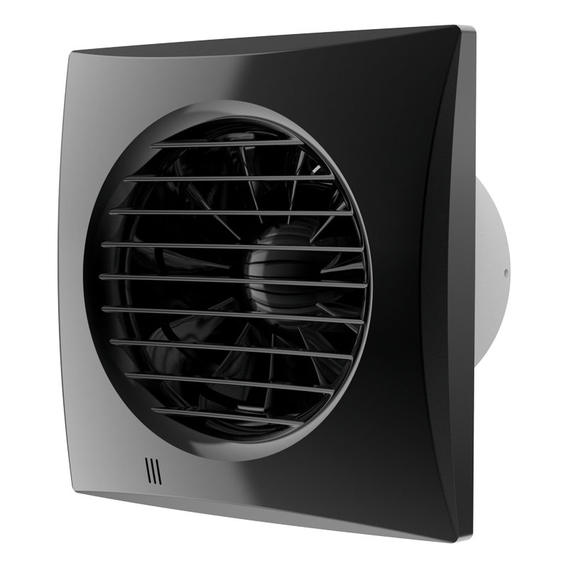 Вытяжной вентилятор Вентс 125 Квайт-Майлд Черный сапфир