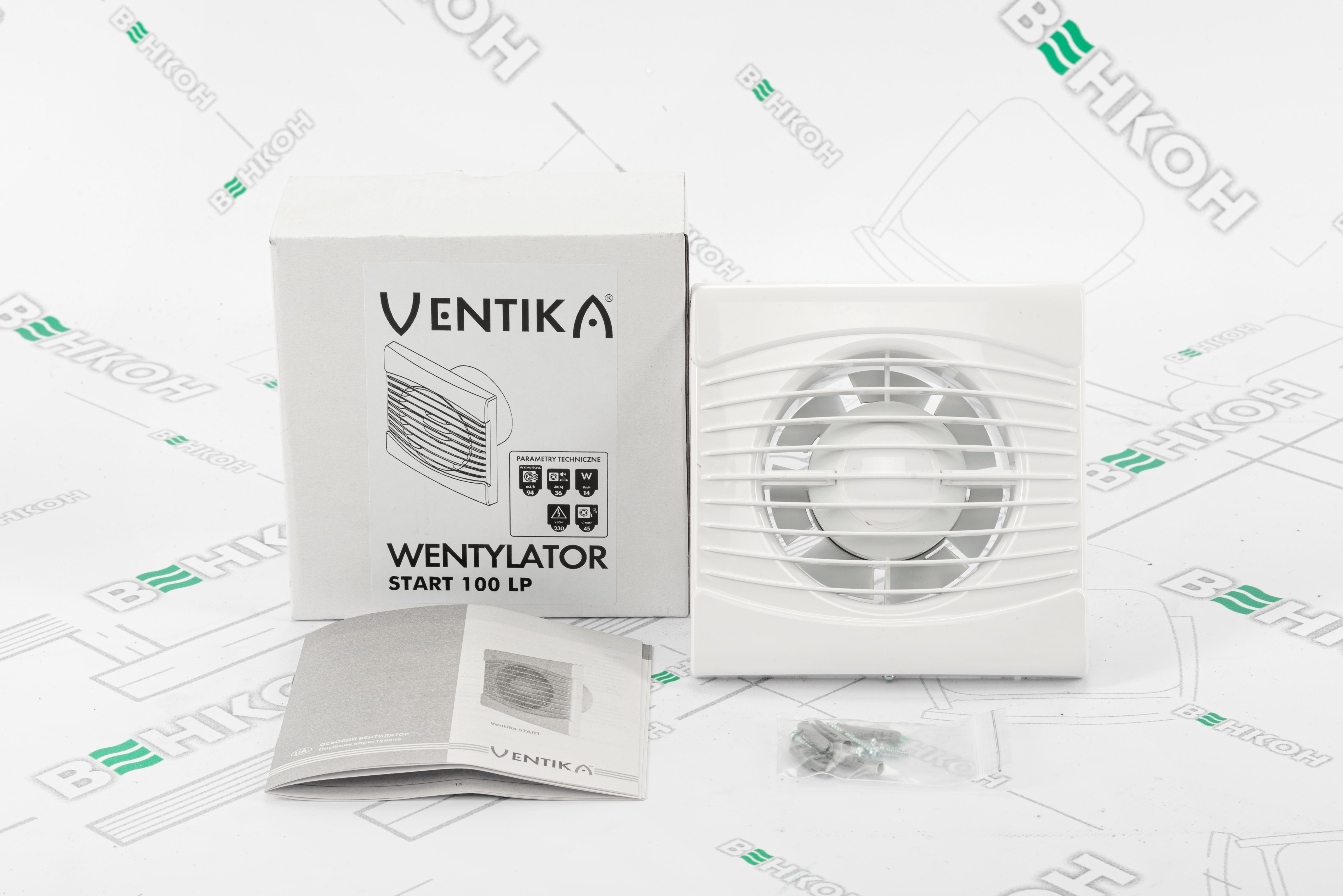 Витяжний вентилятор Ventika Start 100 LP огляд - фото 8