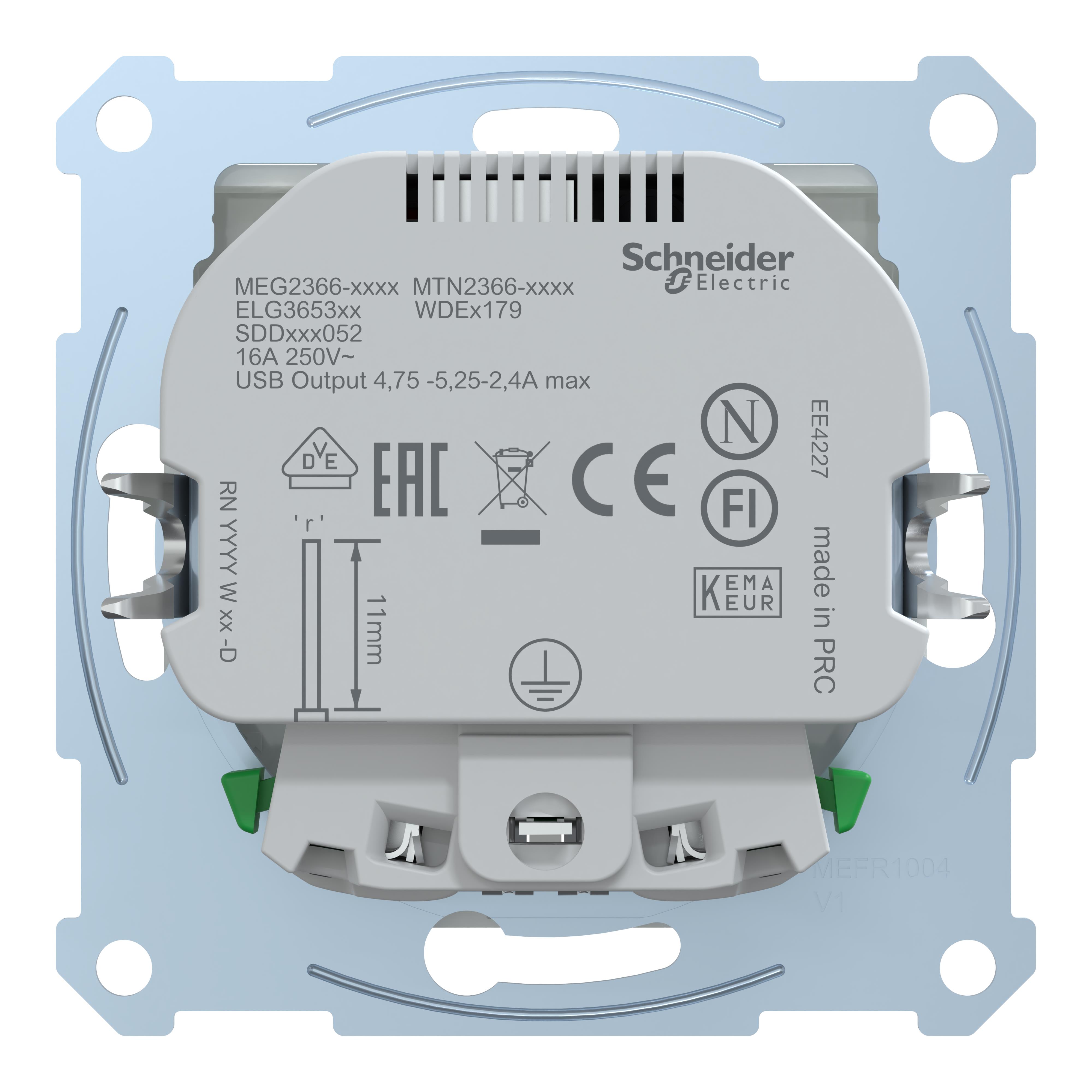 Розетка Schneider Electric Merten System M (MTN2366-0325) огляд - фото 8