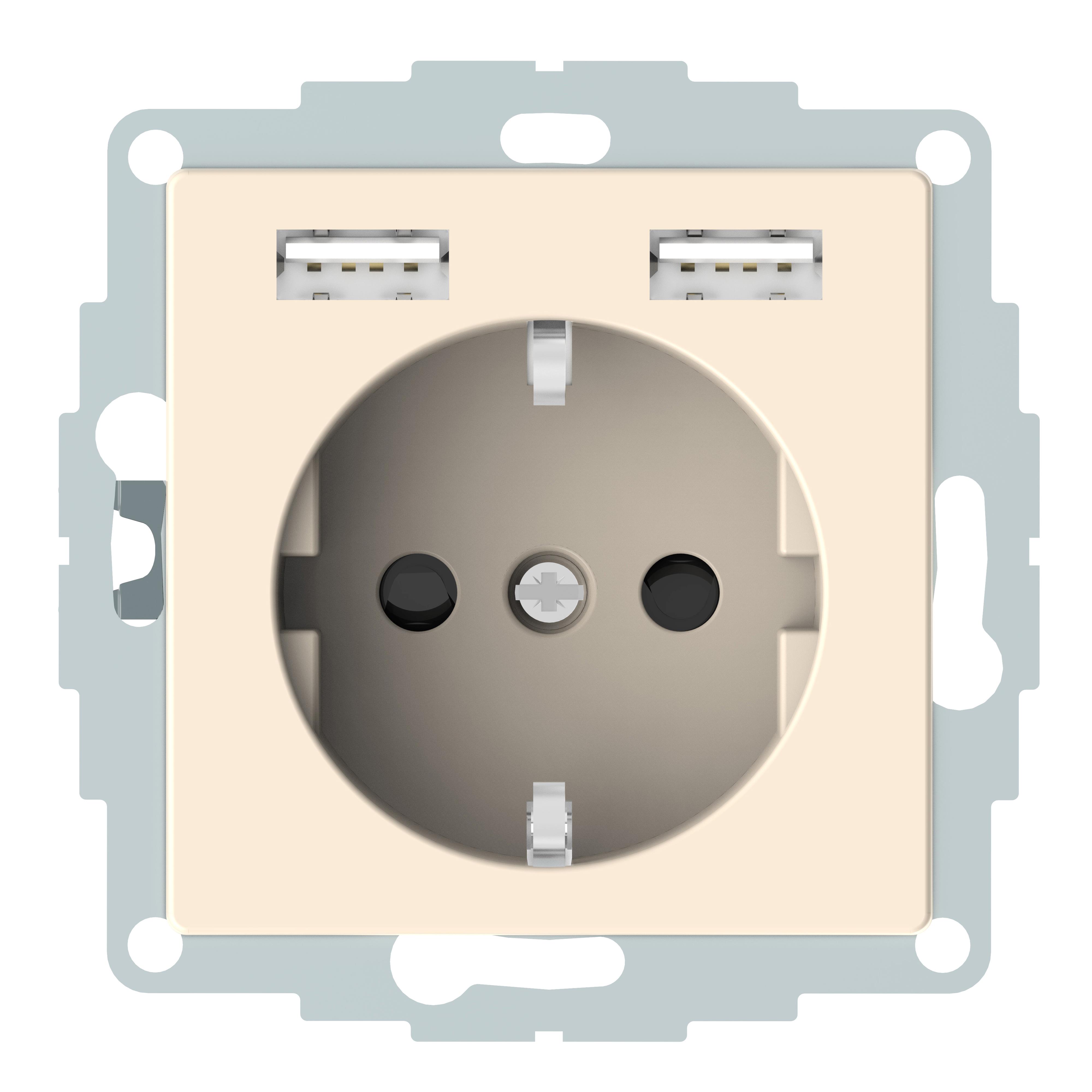 Розетка Schneider Electric Merten System M (MTN2366-0344)