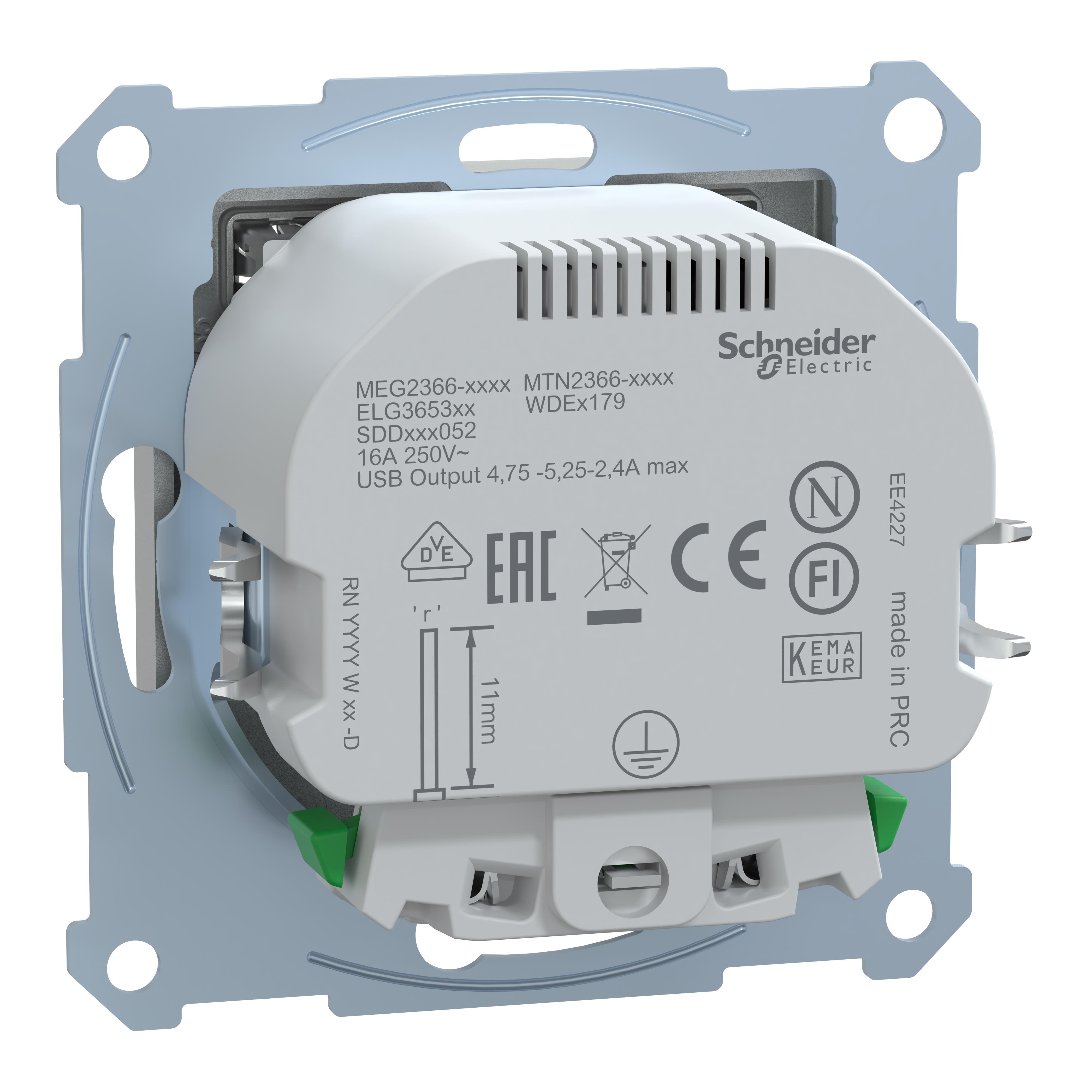 в продаже Розетка Schneider Electric Merten System M (MTN2366-0460) - фото 3