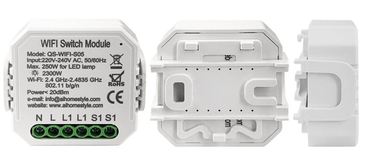Розумний вимикач Tervix Pro Line WiFi Switch (432421) ціна 1105.00 грн - фотографія 2