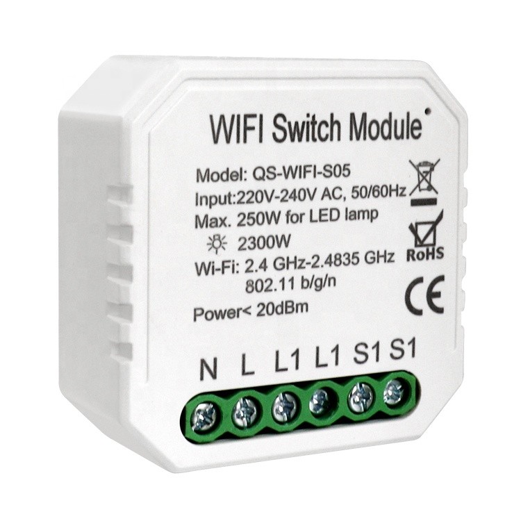 Инструкция умный выключатель Tervix Pro Line WiFi Switch (432421)