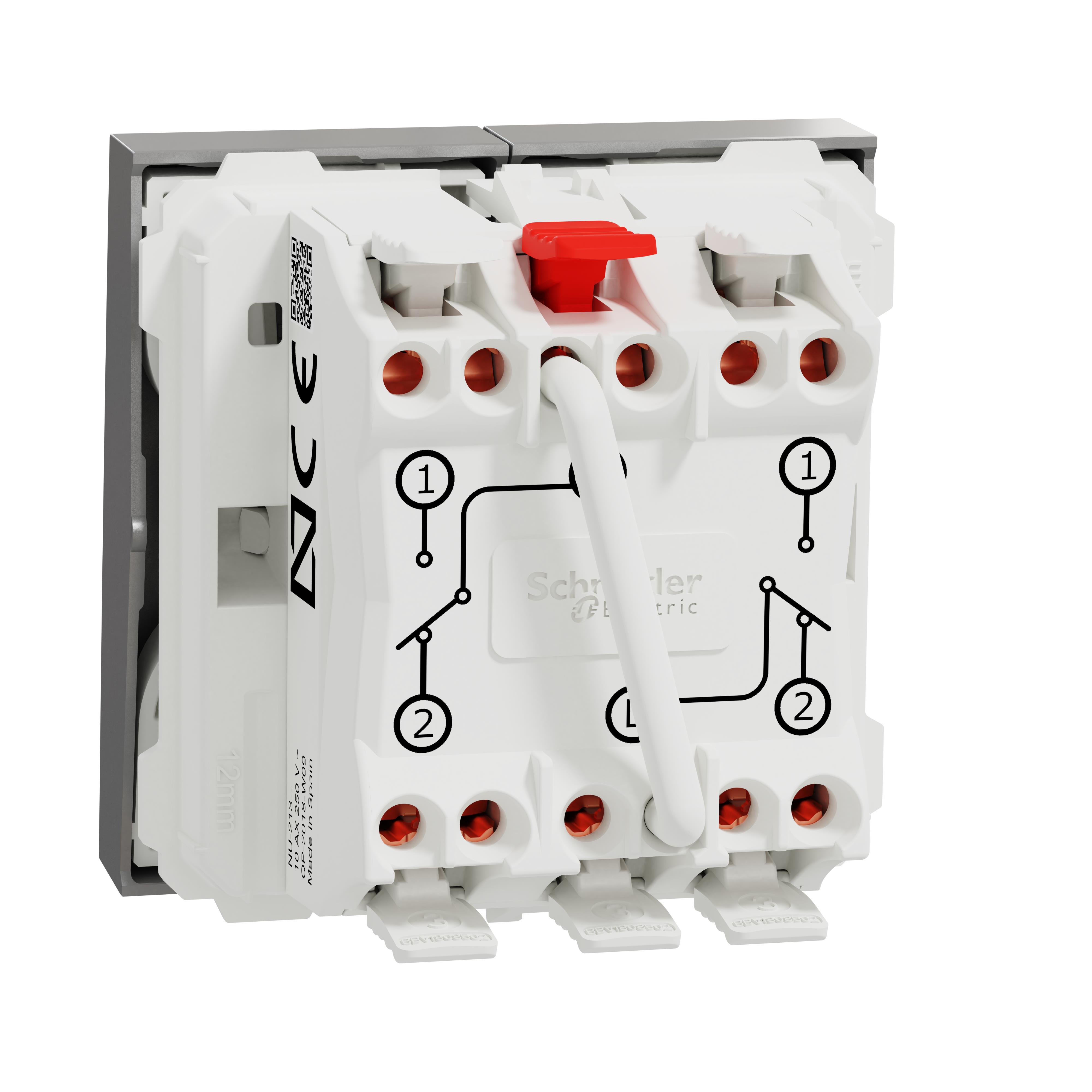 Вимикач Schneider Electric Unica New (NU321330) інструкція - зображення 6