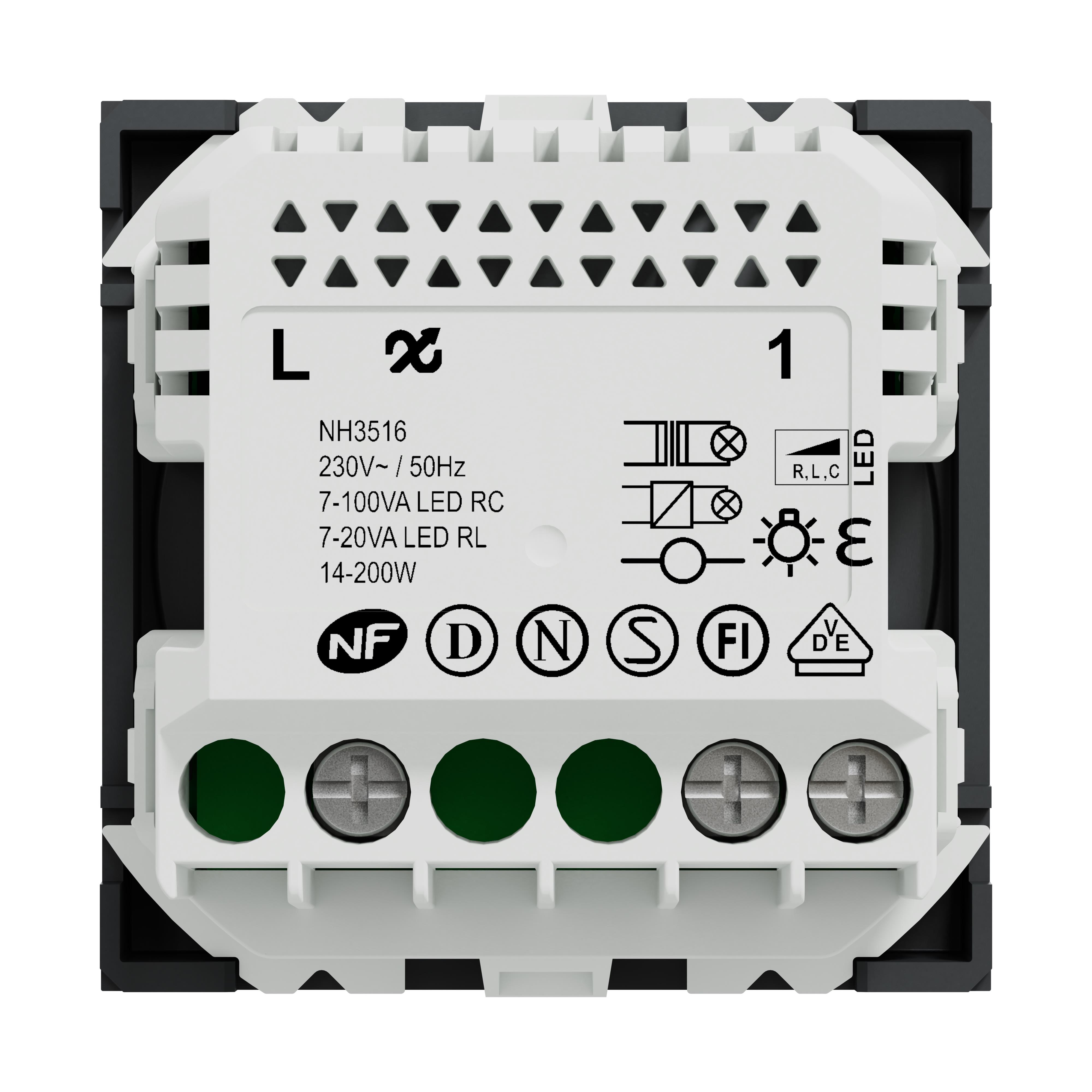 Світлорегулятор Schneider Electric Unica New (NU351654) ціна 0 грн - фотографія 2