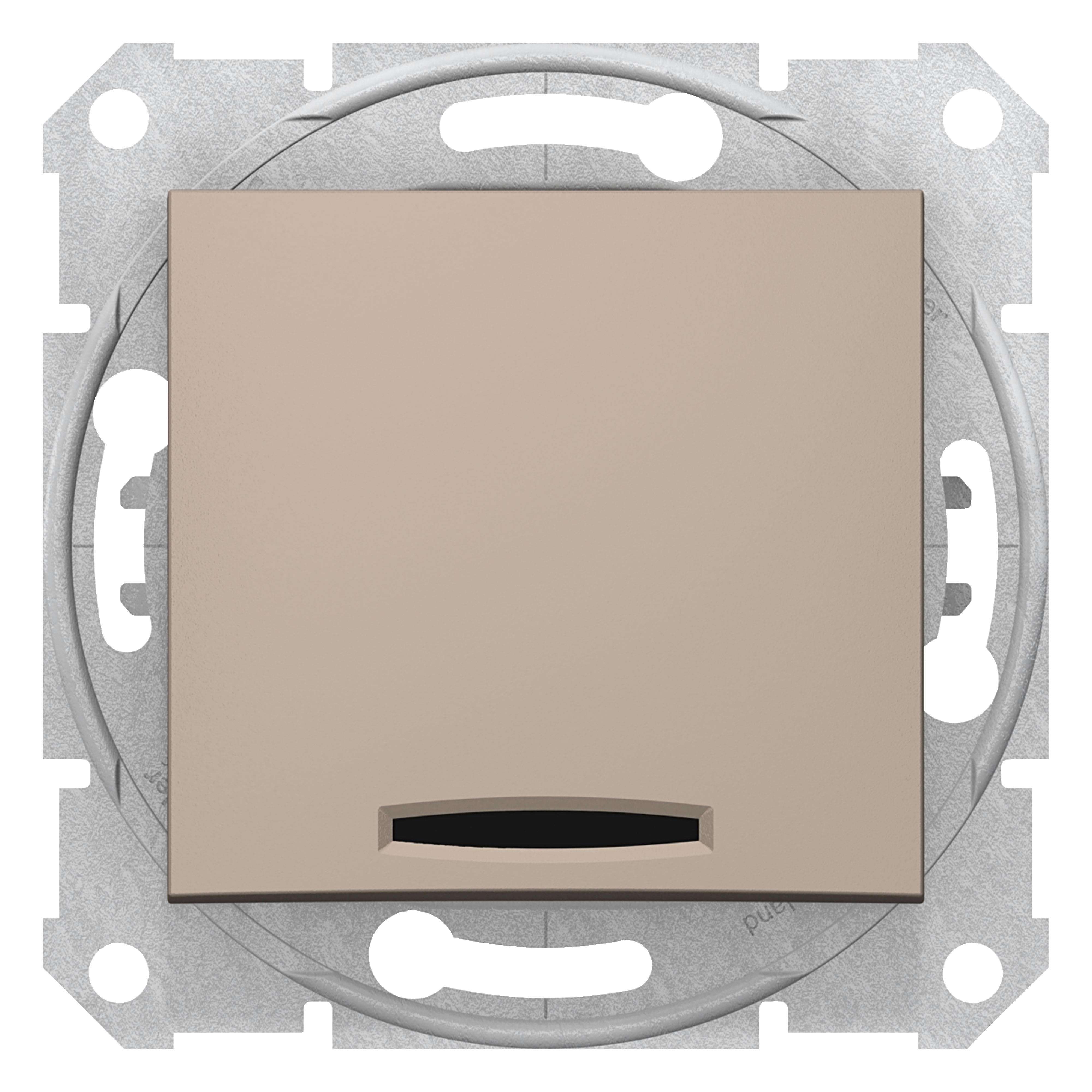 Вимикач одноклавішний Schneider Electric Sedna (SDN0201168)