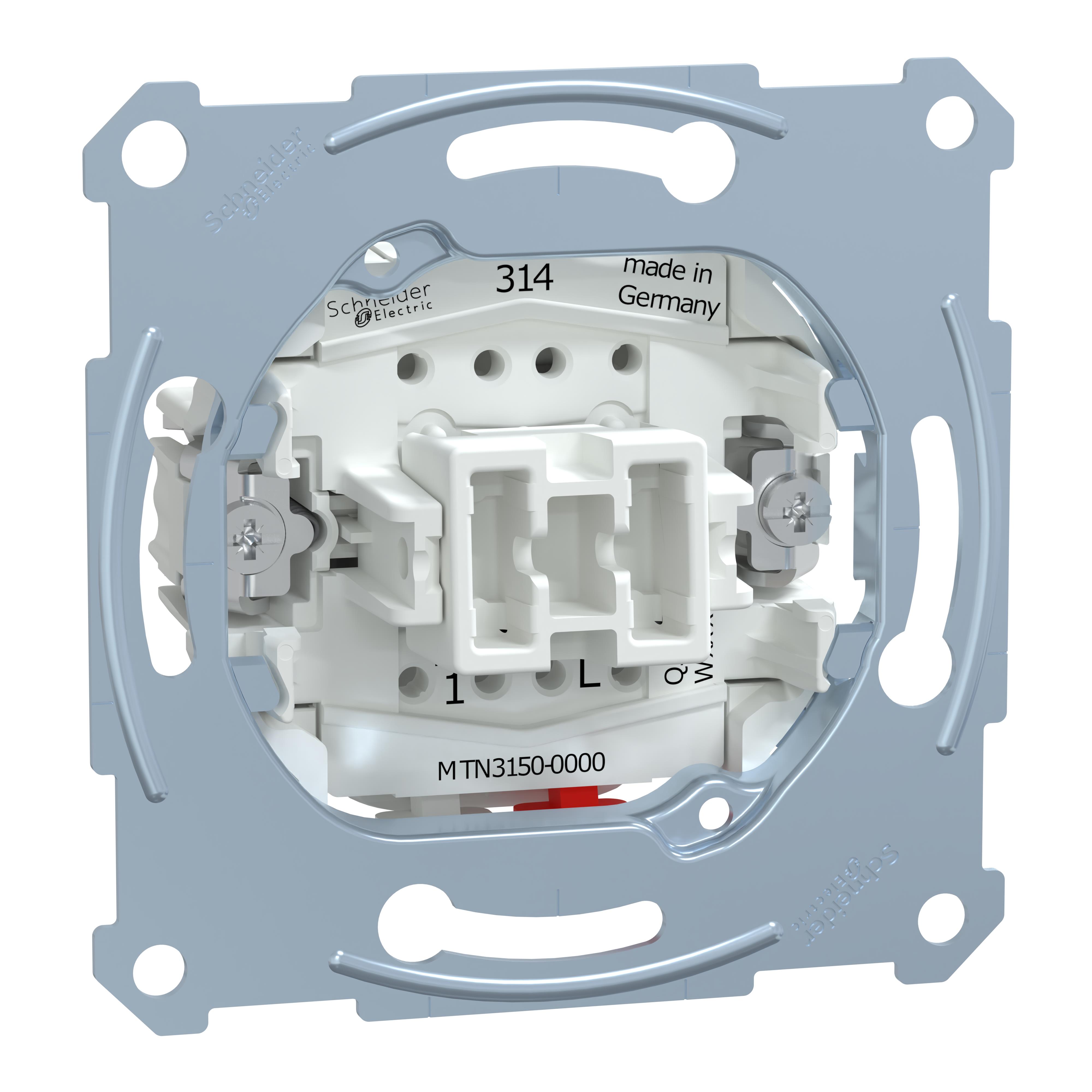 Вимикач одноклавішний Schneider Electric Merten System M (MTN3150-0000)