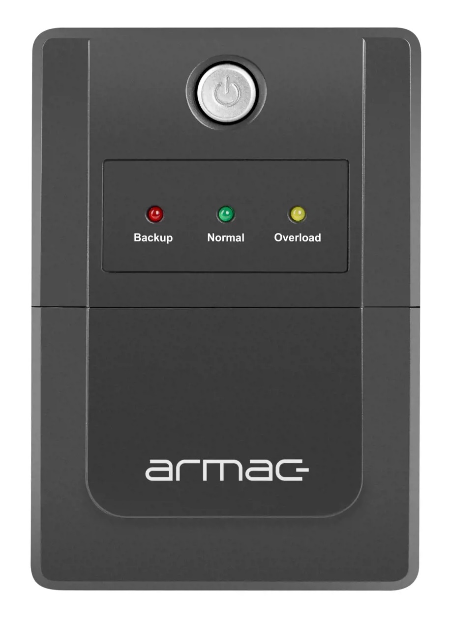 Джерело безперебійного живлення Armac Home H/650E/LED, Line Interactive 650VA/390W, 2xFrench., USB-B LED в інтернет-магазині, головне фото