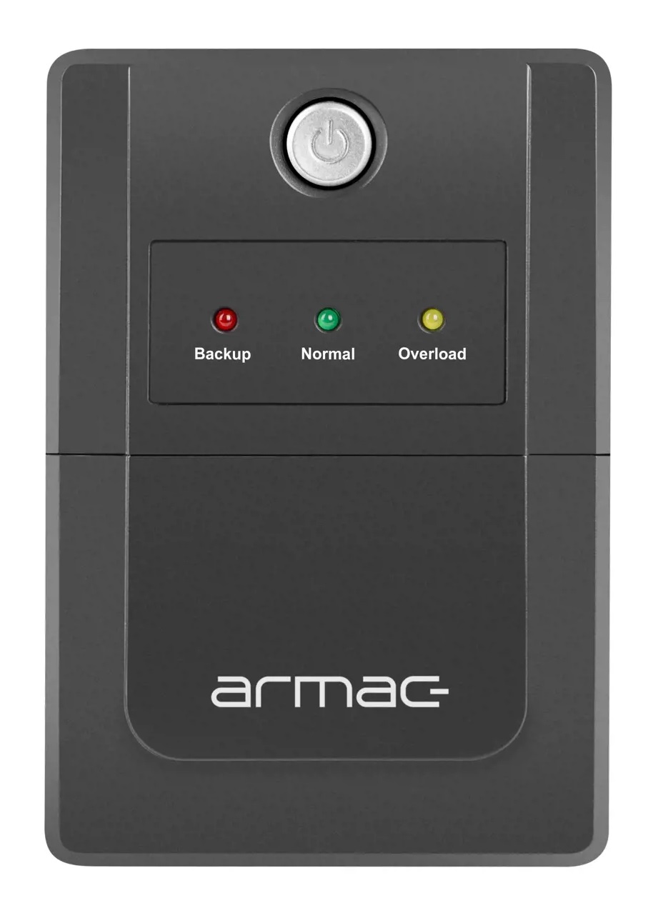 Источник бесперебойного питания Armac Home H/850F/LED, Line Interactive 850VA/480W, 2xSCHUKO, USB-B LED